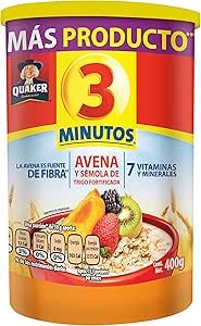 3 minutos Quaker avena 400g